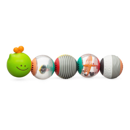 Infantino- Caterpillar Activity Balls-Multicolor