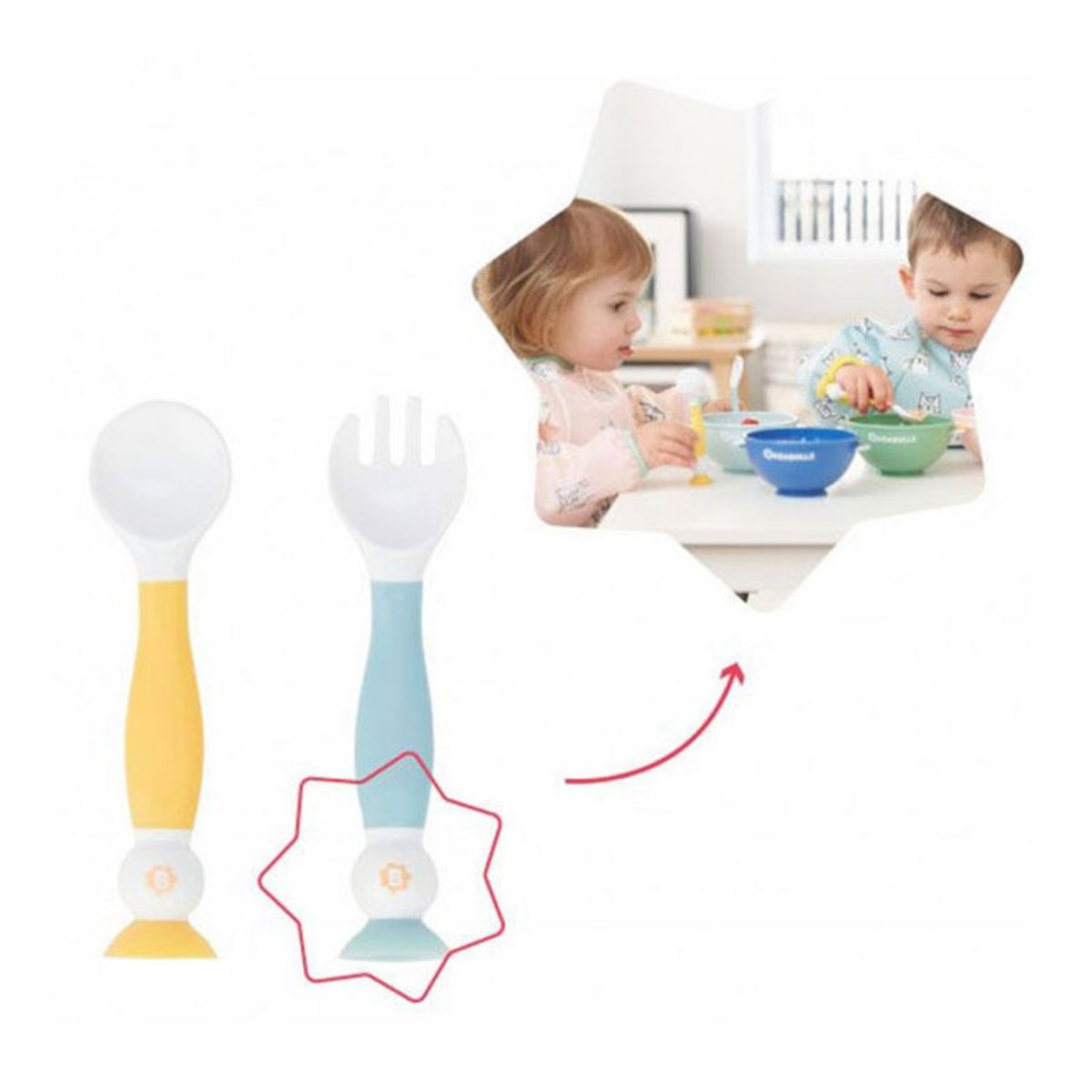 Badabulle Flexible Learning Cutlery