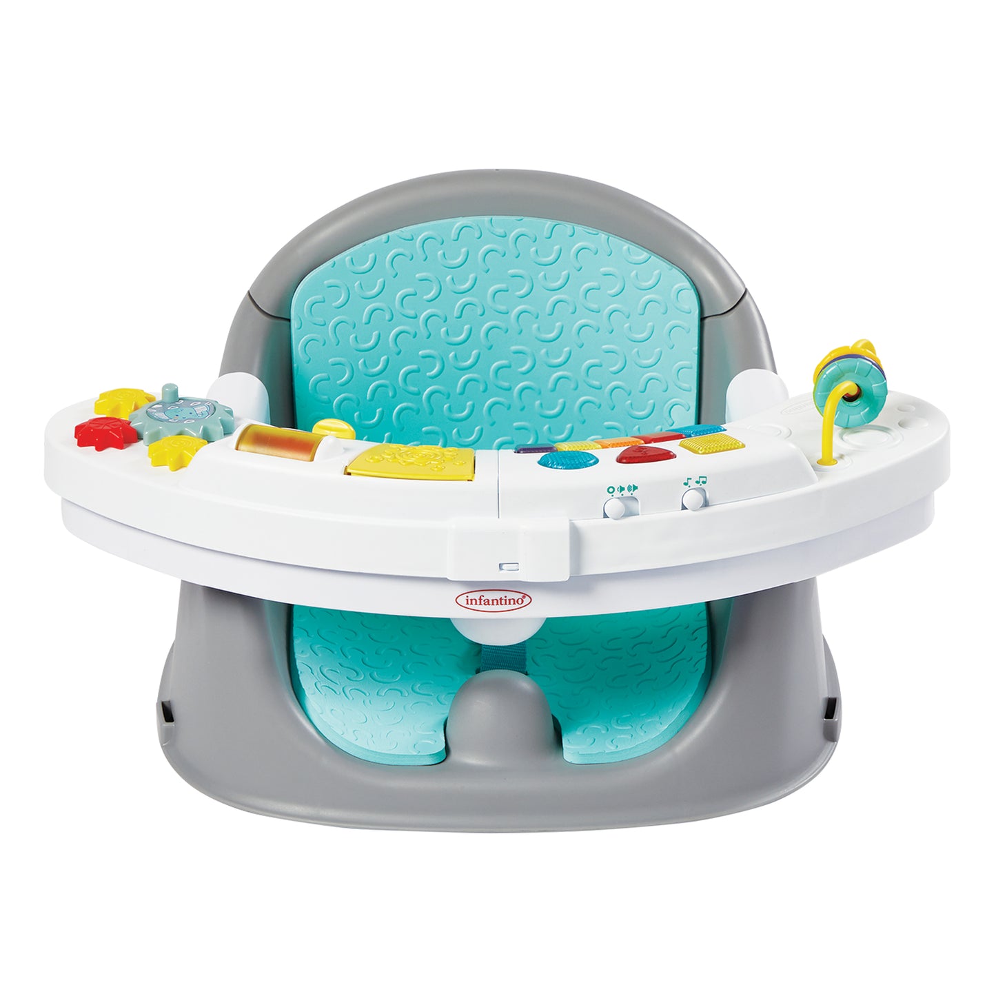 Infantino- Music&Lights 3-In-1 Discovery Seat&Booster-Handle-Multicolor