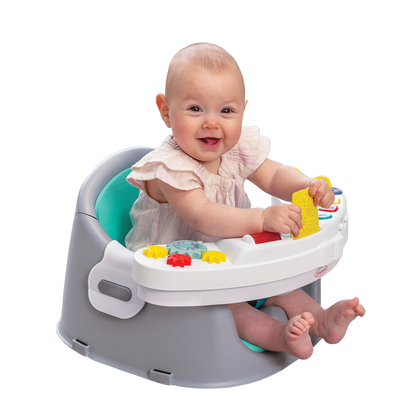 Infantino- Music&Lights 3-In-1 Discovery Seat&Booster-Handle-Multicolor