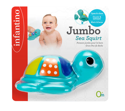 Infantino- Jumbo Sea Squirt-Turtle -Multicolor