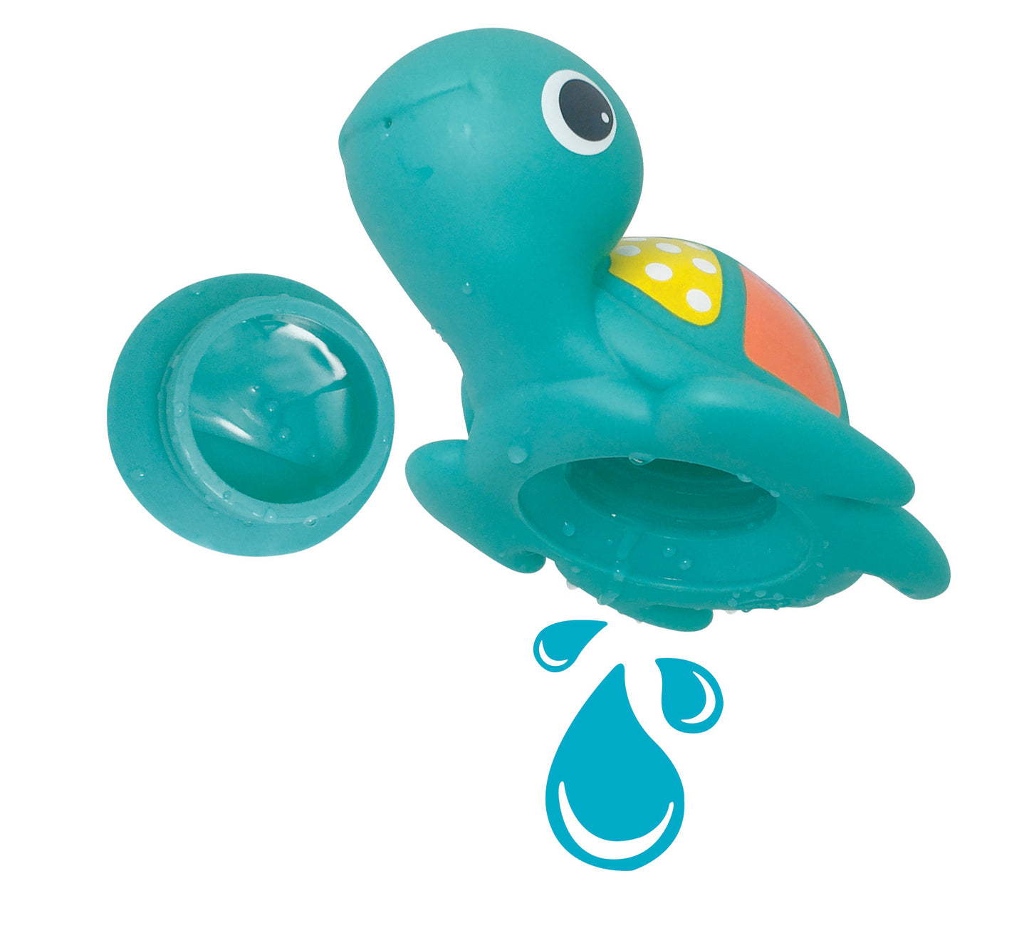 Infantino- Jumbo Sea Squirt-Turtle -Multicolor