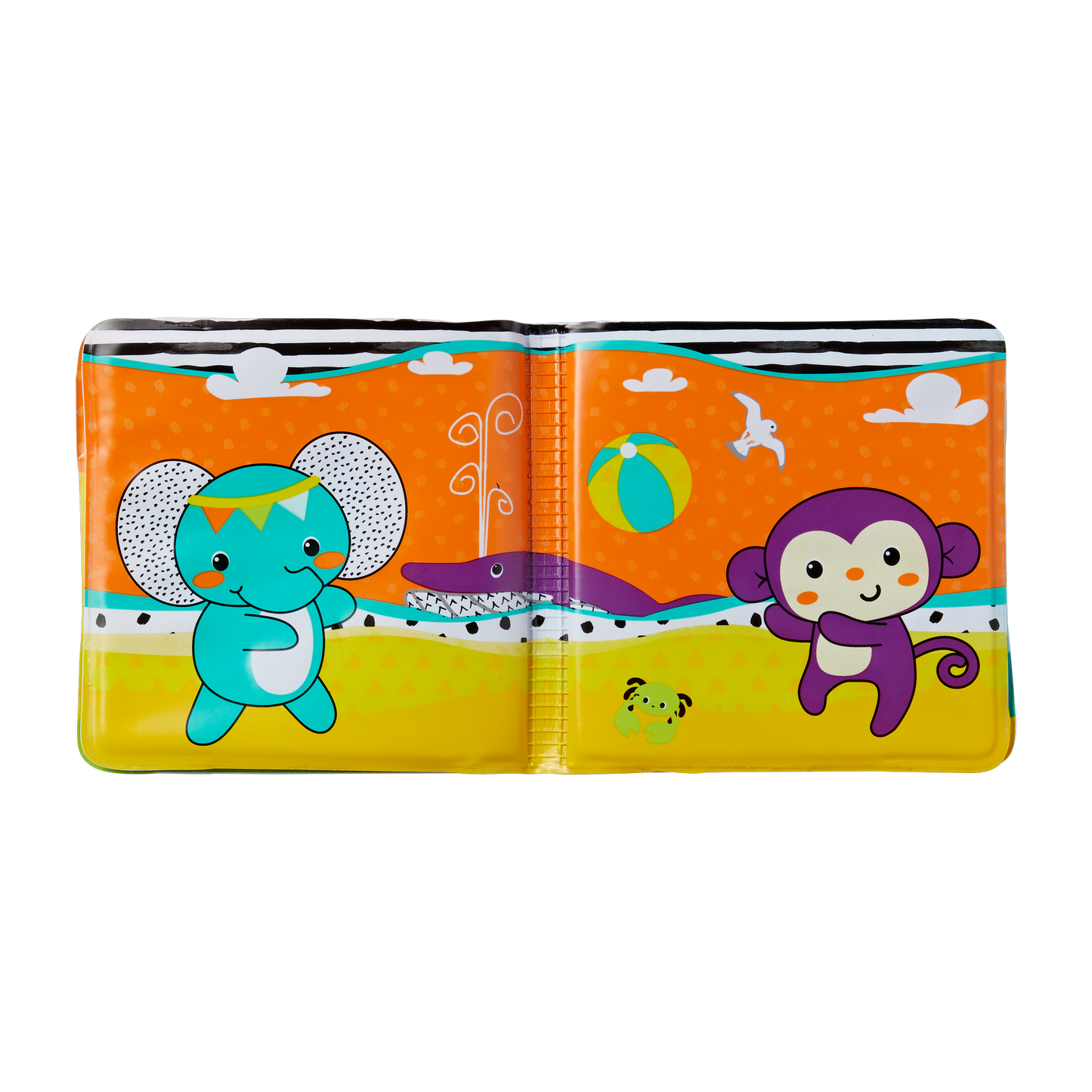 Infantino- Bath Book-Multicolor