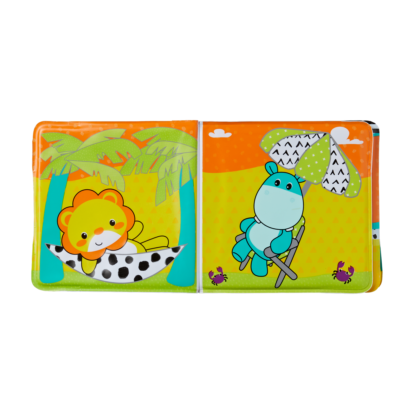 Infantino- Bath Book-Multicolor