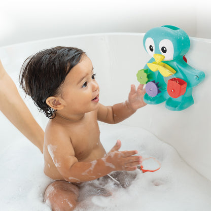 Infantino- Tub-A-Penguin Bath Time Set-Multicolor