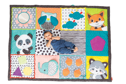 Infantino- Fold & Go Giant Discovery Mat-Multicolor