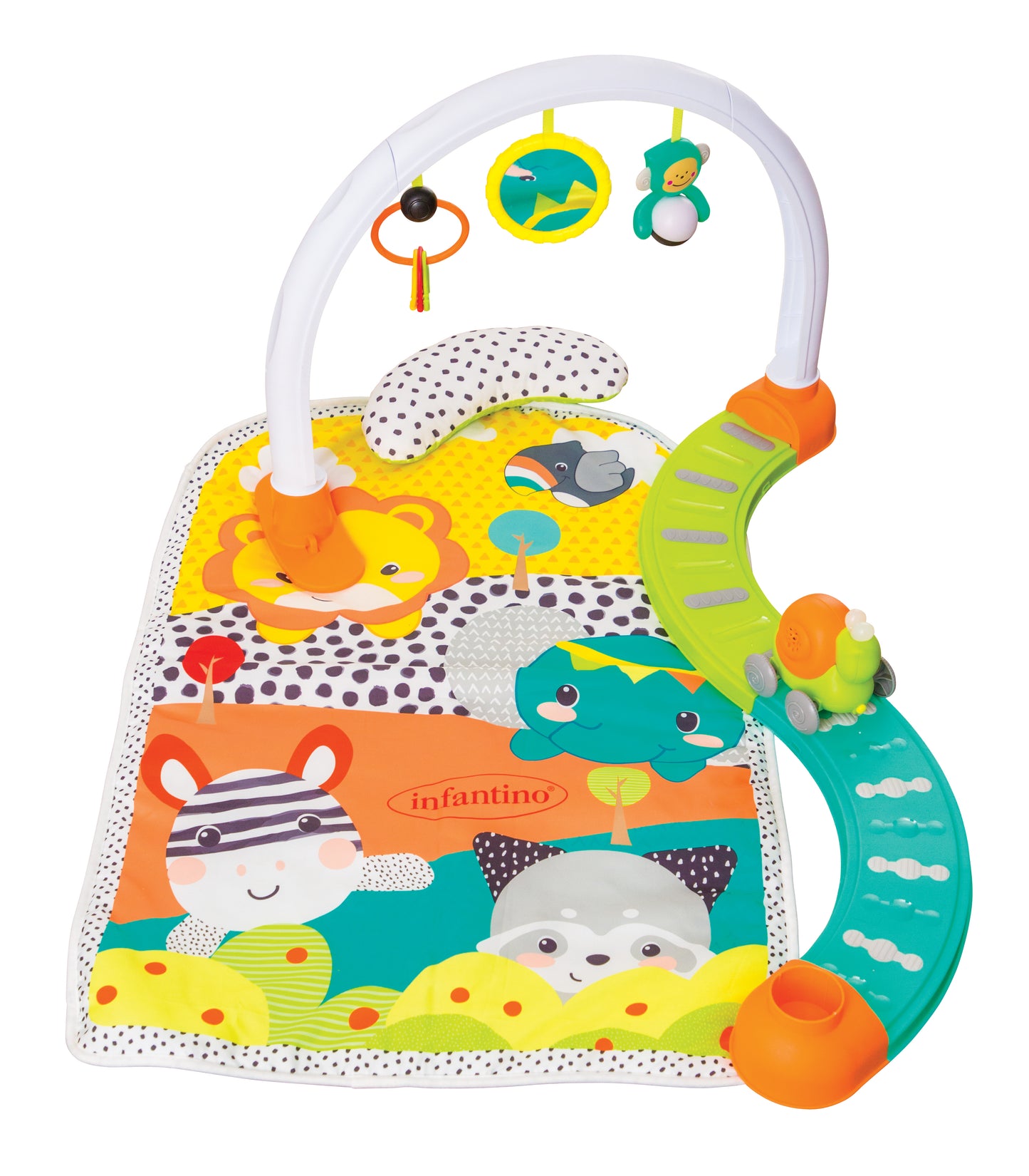 Infantino- Watch Me Grow 3-In-1 Activity Gym-Multicolor