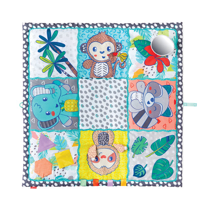 Infantino- Giant Sensory Discovery Mat-Multicolor