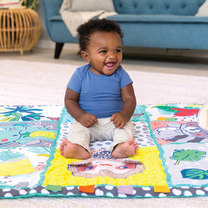 Infantino- Giant Sensory Discovery Mat-Multicolor