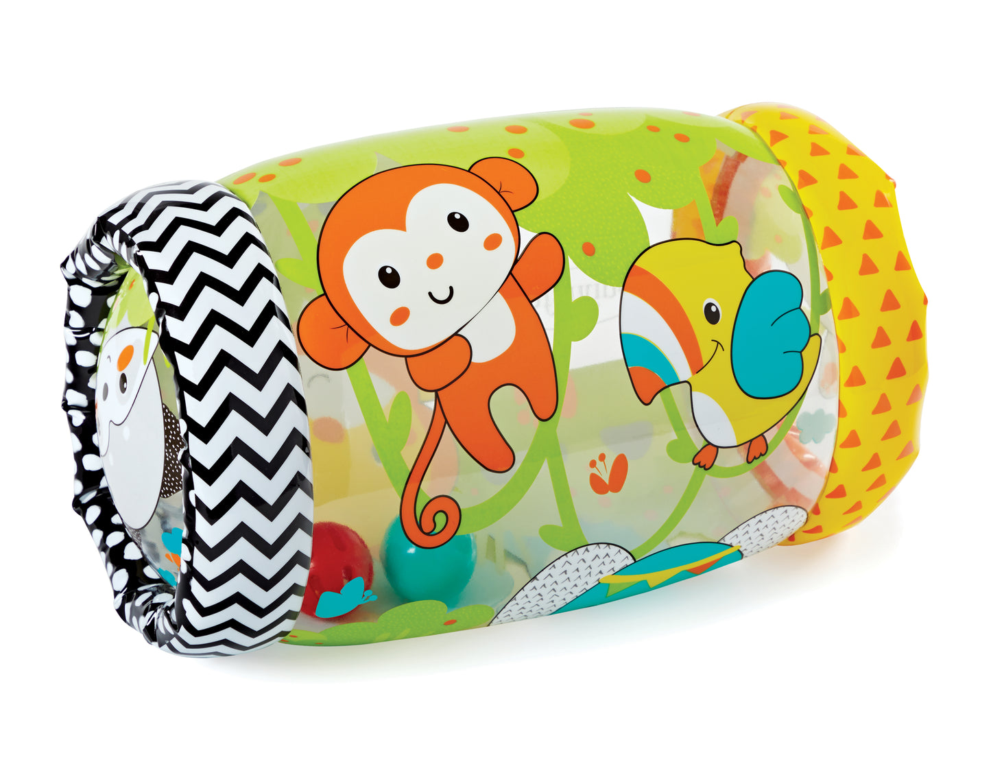 Infantino- Jungle Peek & Roll -Multicolor