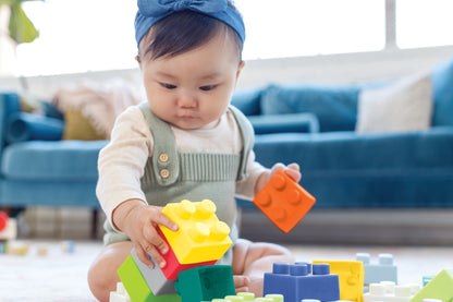 Infantino- Super Soft 1St Building Blocks-Multicolor