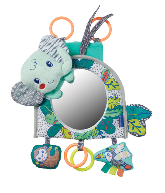 Infantino- Discover & Play Activity Mirror-Multicolor