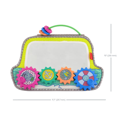 Infantino- 2-In-1 Gears In Motion Activity Boat-Multicolor