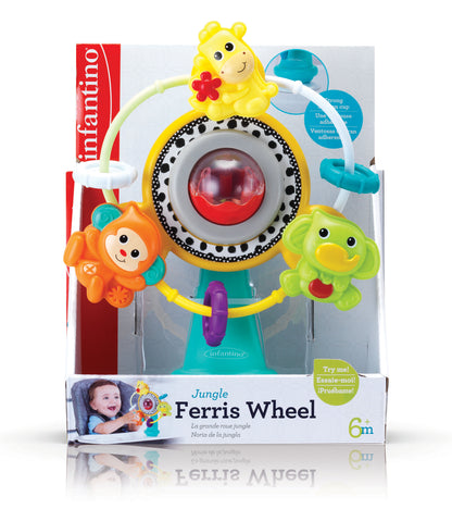 Infantino- Jungle Ferris Wheel-Multicolor