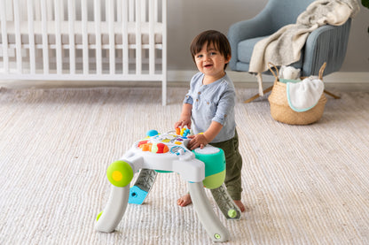 Infantino- Sit, Walk & Play 3-In-1 Walker Table-Multicolor