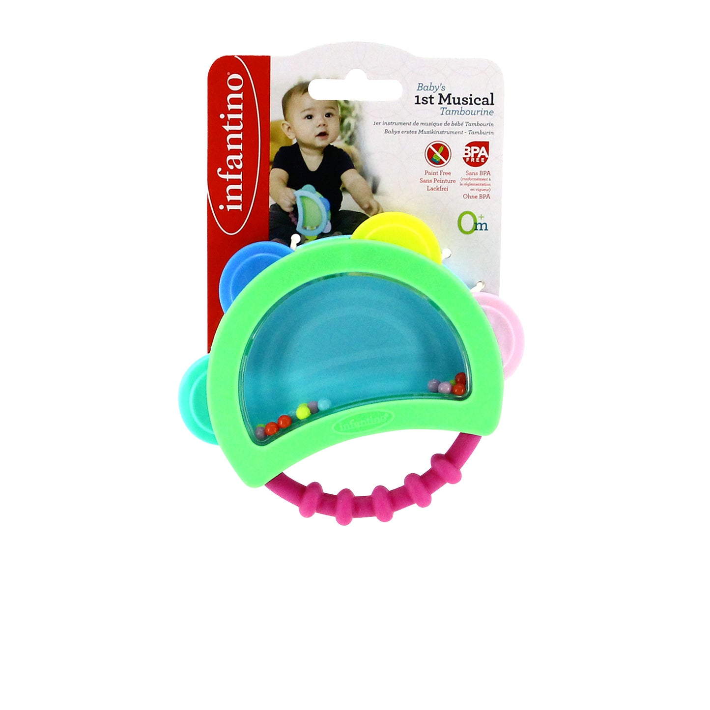 Infantino- Baby'S 1St Musical Tambourine-Multicolor