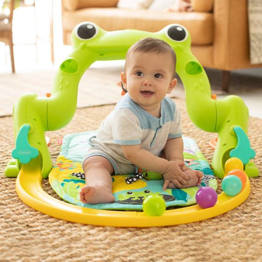 Infantino- Great Leaps Infant Gym & Ball Roller Coaster -Multicolor