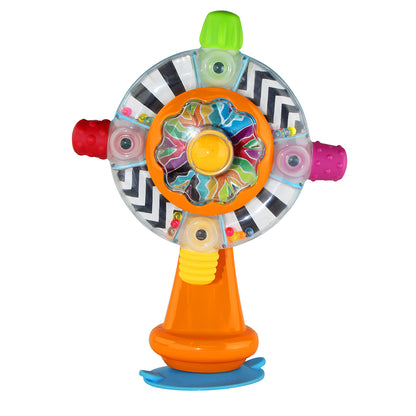 Infantino- Stick & See Spinwheel -Multicolor