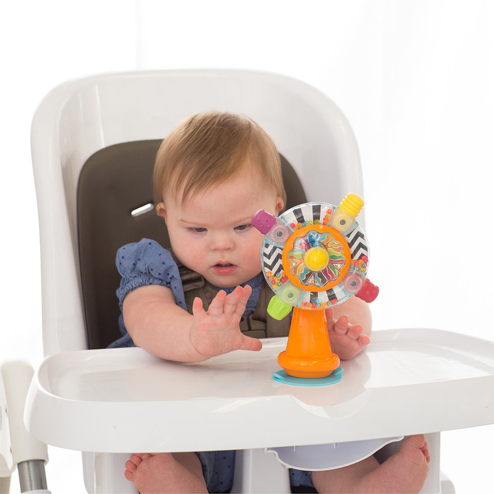 Infantino- Stick & See Spinwheel -Multicolor