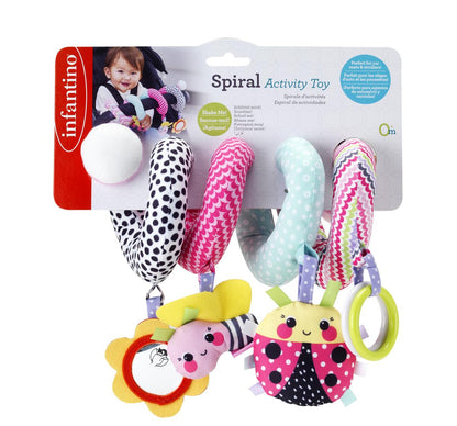 Infantino- Spiral Activity Toy - Pink