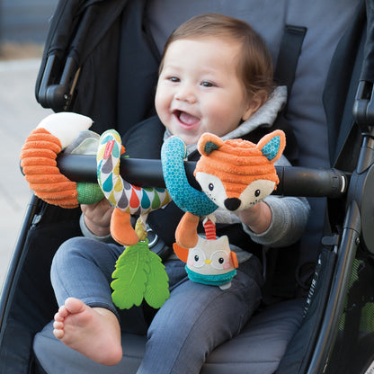 Infantino- Spiral Car Seat Activity Toy-Multicolor