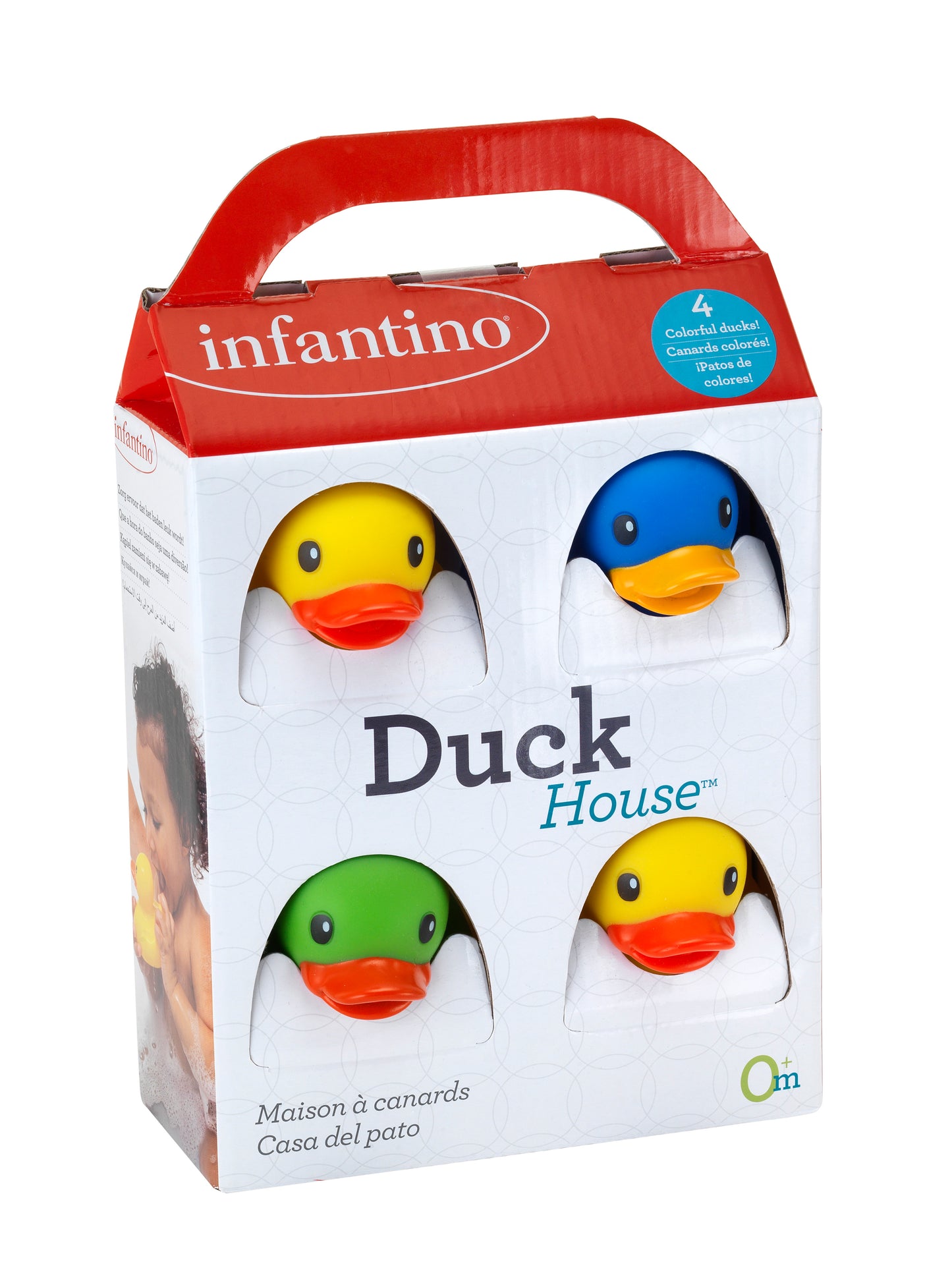 Infantino- Duck House (4 Ducks)-Multicolor