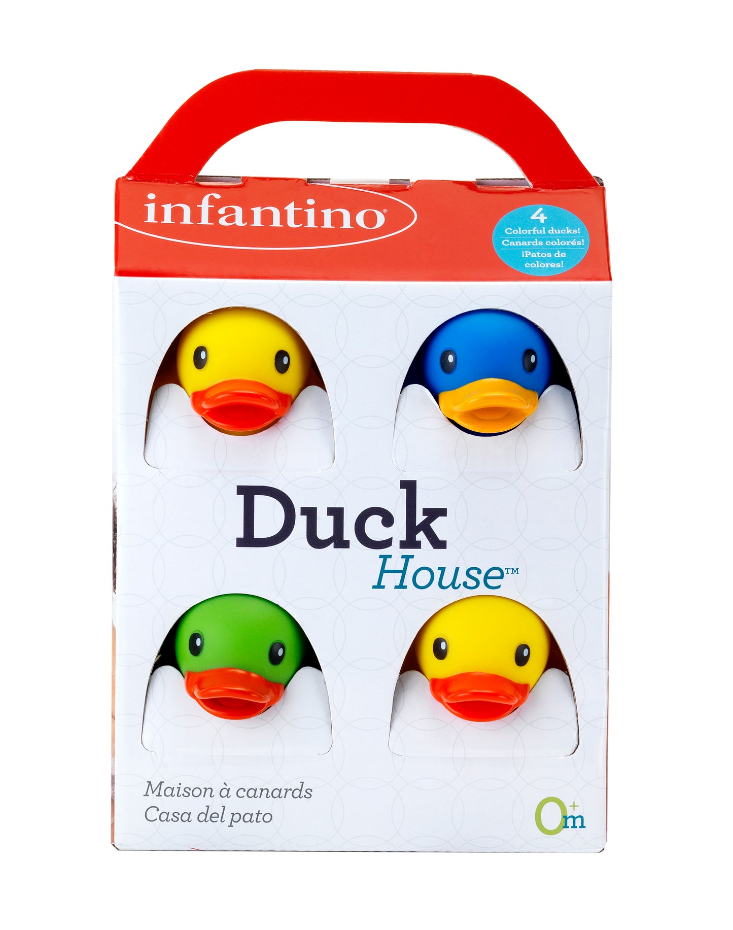 Infantino- Duck House (4 Ducks)-Multicolor