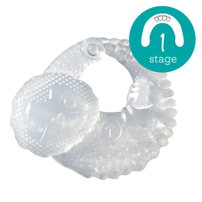 Infantino- Crystal Clear Teething Stages Gift Set-Clear