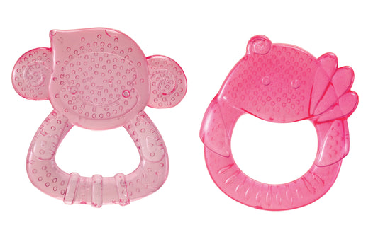 Infantino- Safari Teething Pals- Pink