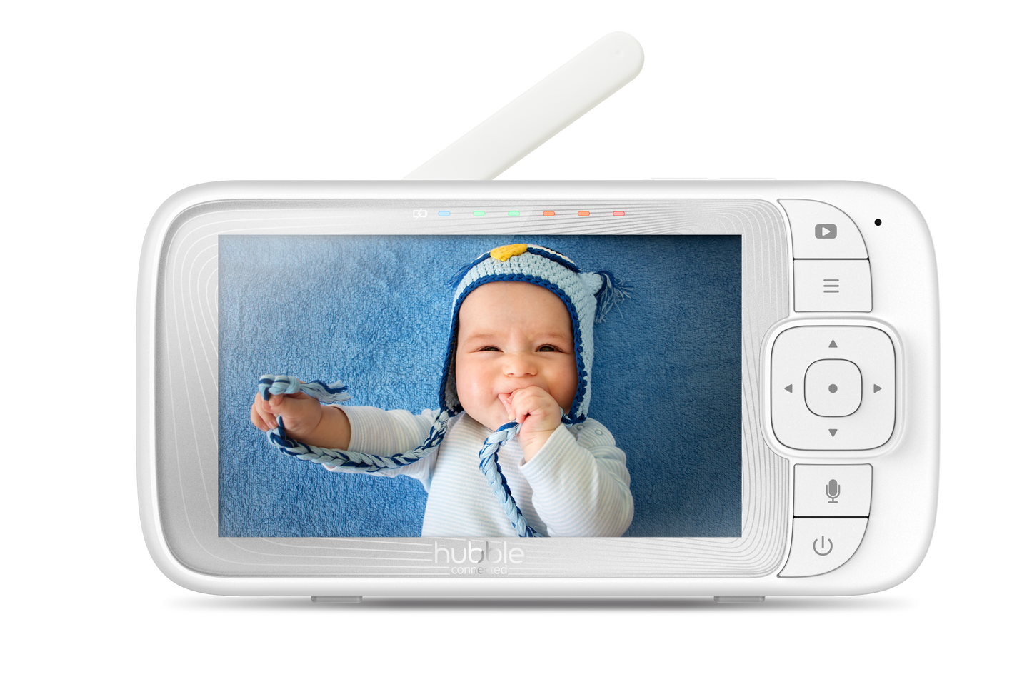 Hubble-Nursery View Glow Video Monitor-White