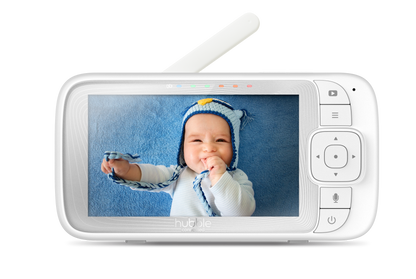 Hubble-Nursery View Glow Video Monitor-White