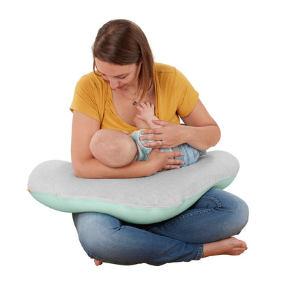 Badabulle Maternity Cusion Fluffy Velvet/ Nursing Pillow Comfortable With Its Microbead Filling, Soft, Stretch Fabric