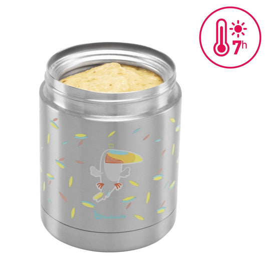 Badabulle Thermobox Insulated Children'S Food Flask, Keeps Food Hot And Cold