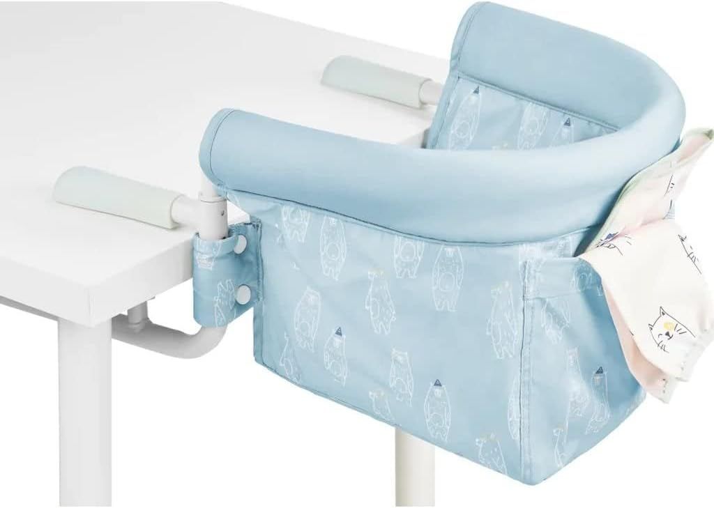 Badabulle - Hook On Highchair Baby Seat | Booster Seat, Portable -  Blue