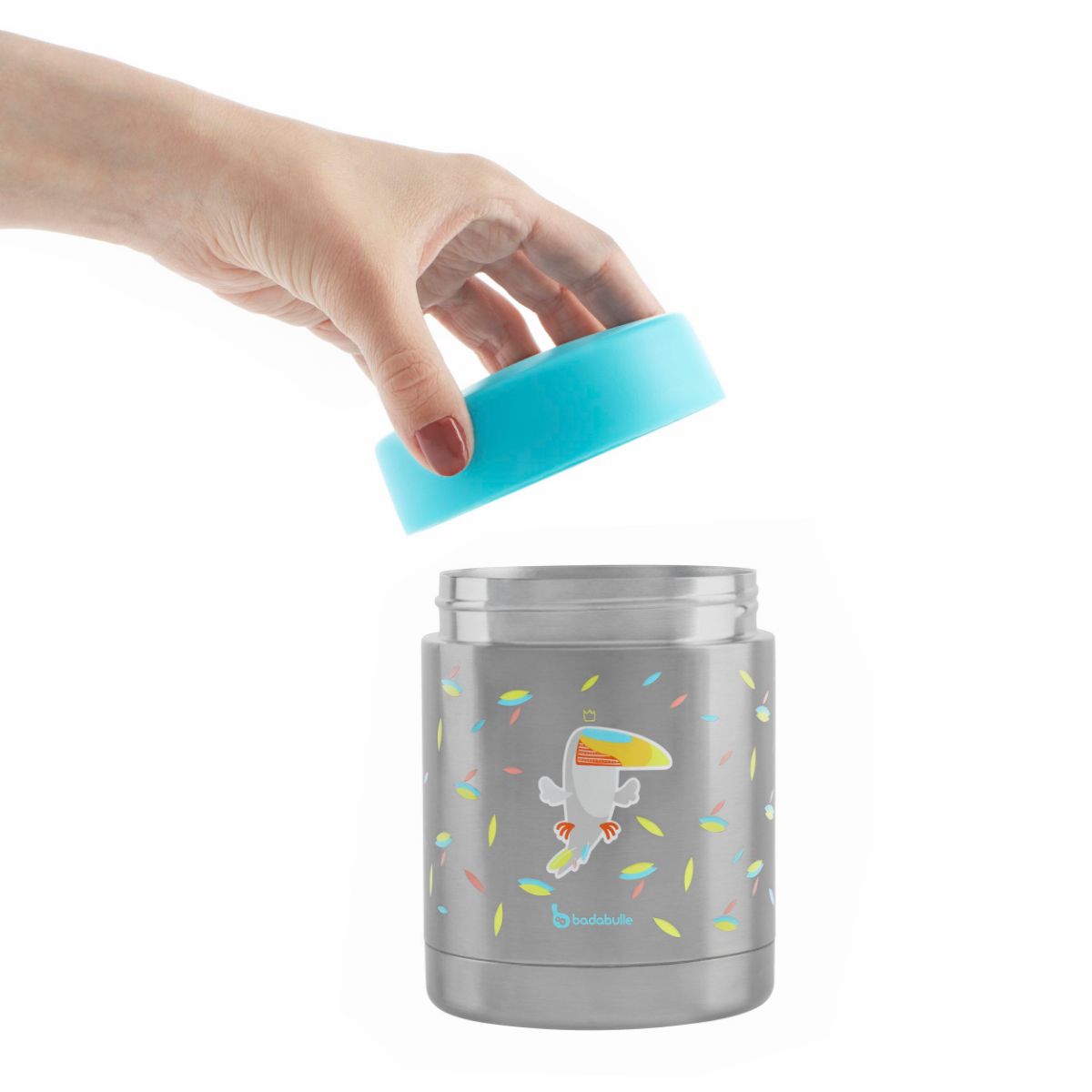 Badabulle Thermobox Insulated Children'S Food Flask, Keeps Food Hot And Cold