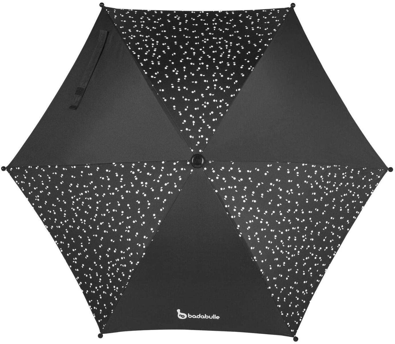 Badabulle Parasol Umbrella Anti Uv, For Pram, Stroller, Pushchair And Buggy | Universal Baby Protection - Black