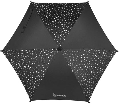 Badabulle Parasol Umbrella Anti Uv, For Pram, Stroller, Pushchair And Buggy | Universal Baby Protection - Black