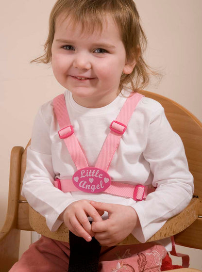 Clippasafe- Designer Little Angel Harness & Reins- Pink