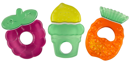 Clippasafe- Soft & Gentle Water Filled Teether For Tender Gums - Berry