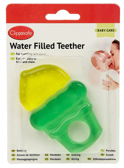 Clippasafe- Soft & Gentle Water Filled Teether For Tender Gums - Ice Cream