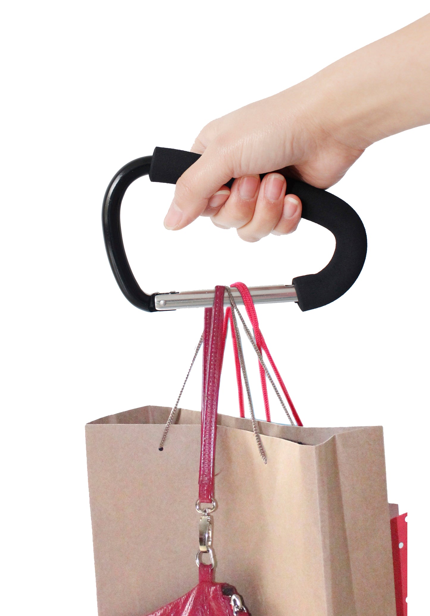 Clippasafe- Sturdy Big Bag Clip For Stroller