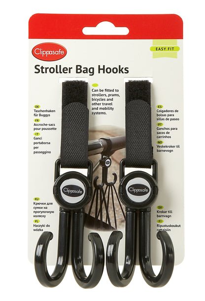 Clippasafe- Stroller Bag Hooks-Pack Of 2