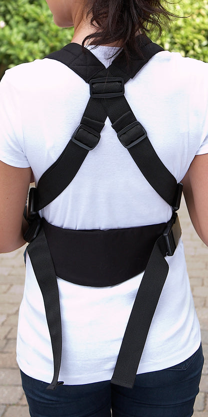 Clippasafe- Carramio Baby Carrier With Supportive Waist Belt- Black