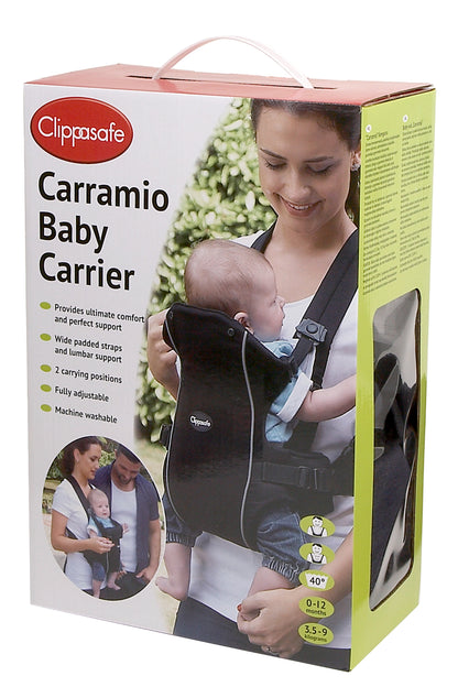 Clippasafe- Carramio Baby Carrier With Supportive Waist Belt - Navy