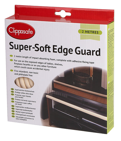 Clippasafe- Double Sided Super-Soft Edge Guard- 2 Metres- Cream