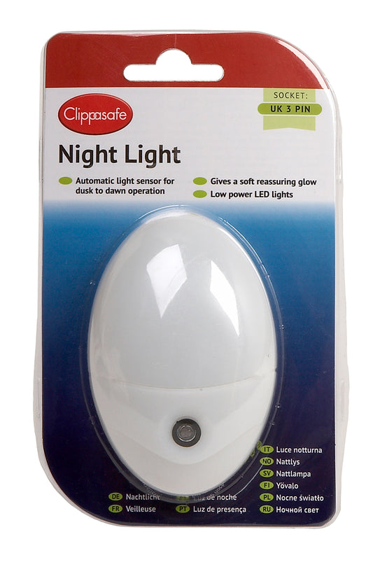 Clippasafe-Safety Night Light With Light Sensor