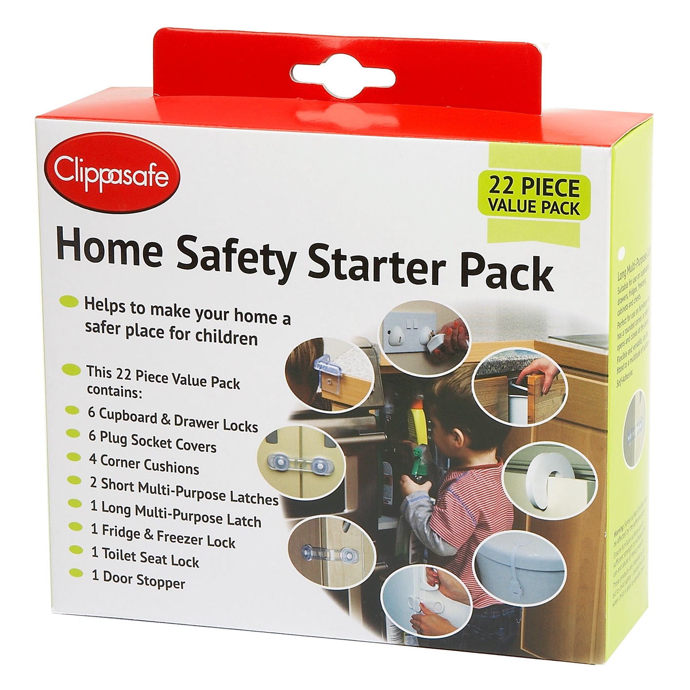 Clippasafe- Safety Starter Pack For Finger Trap Protection- Pack Of 22