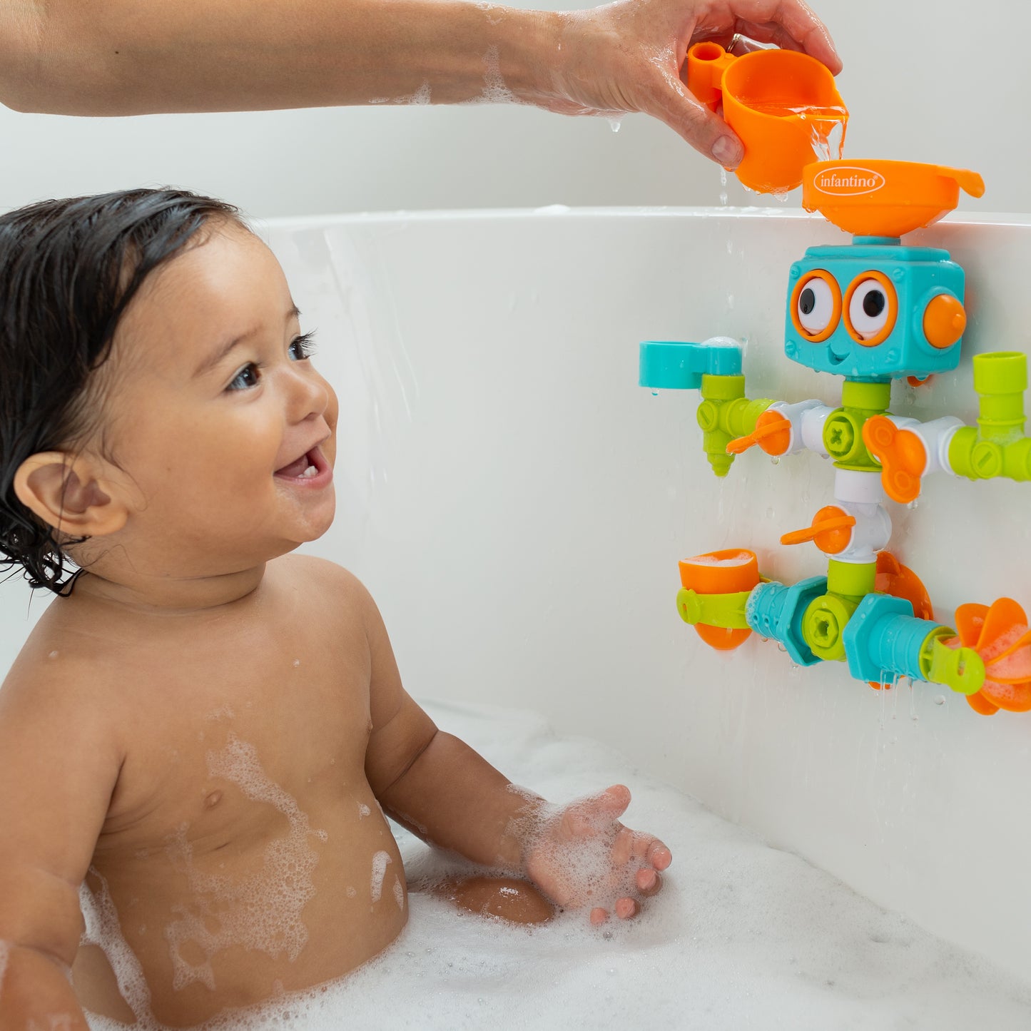 Infantino- Plug N Play Plumber Set-Multicolor