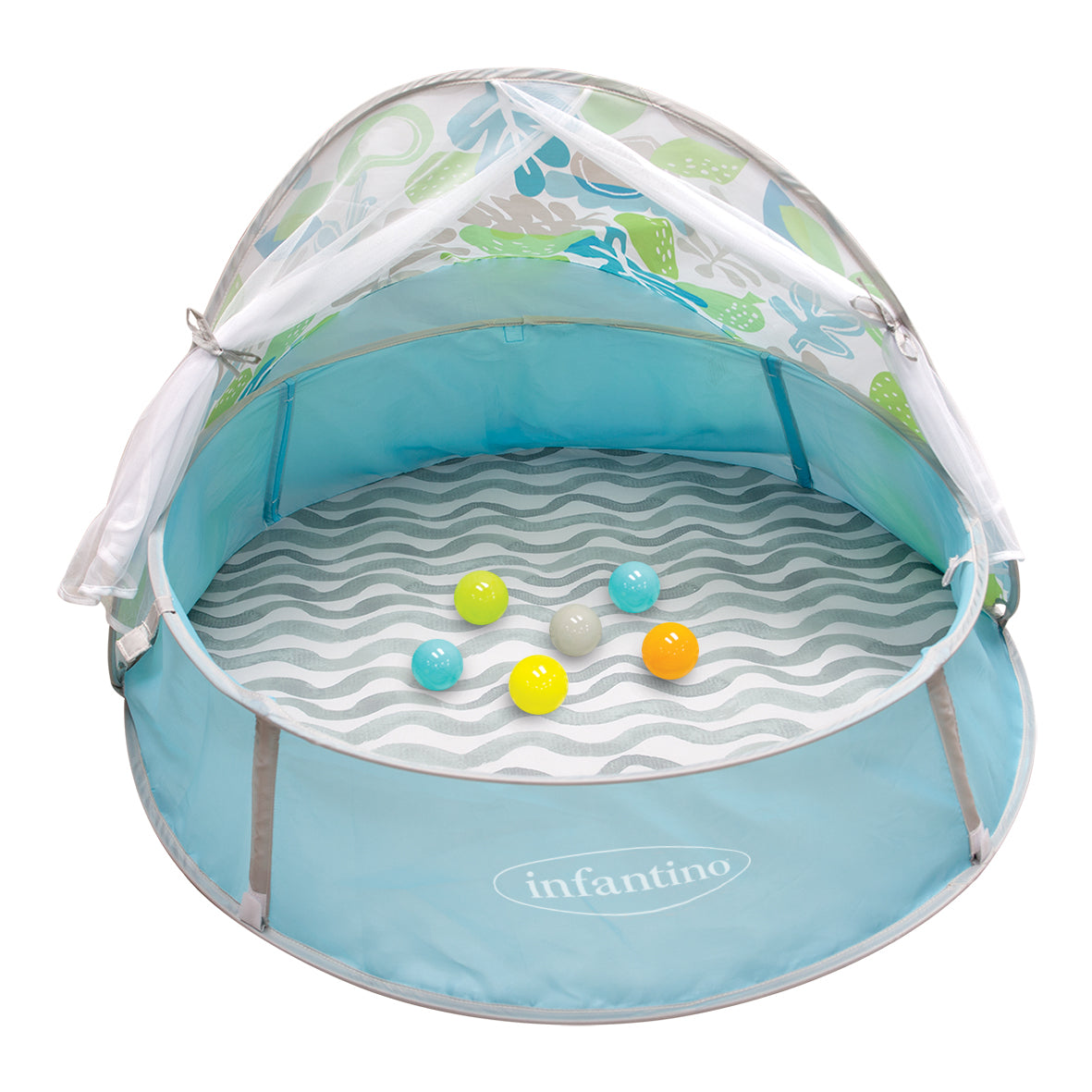 Infantino- Grow-With-Me 3-In-1 Pop-Up Play Ball Pit-Multicolor