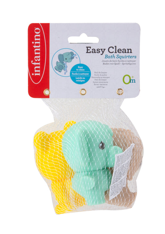 Infantino- Easy Clean Bath Squirters-Multicolor